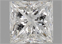 Natural Diamond 0.97 Carats, Princess with  Cut, H Color, SI2 Clarity and Certified by GIA