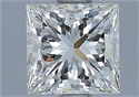 Natural Diamond 1.01 Carats, Princess with  Cut, K Color, VVS1 Clarity and Certified by GIA
