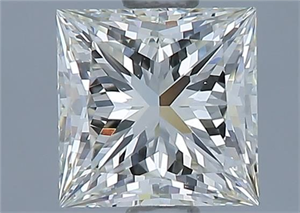 Picture of Natural Diamond 1.01 Carats, Princess with  Cut, K Color, VVS1 Clarity and Certified by GIA