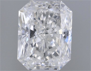 Foto Diamante Natural 0.40 quilates, Radiante , Color F, claridad SI2 y certificado GIA de