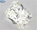 Diamante Natural 1.00 quilates, Radiante , Color K, claridad VVS2 y certificado GIA