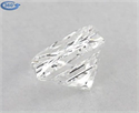 Natural Diamond 0.67 Carats, Princess with  Cut, H Color, VS1 Clarity and Certified by GIA