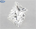 Natural Diamond 0.90 Carats, Princess with  Cut, G Color, VVS1 Clarity and Certified by GIA