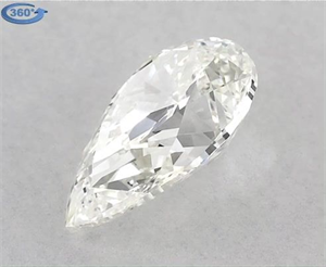 Picture of Natural Diamond 0.96 Carats, Pear with  Cut, J Color, VS2 Clarity and Certified by GIA
