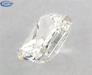 Picture of Natural Diamond 0.95 Carats, Radiant with  Cut, I Color, VS1 Clarity and Certified by GIA