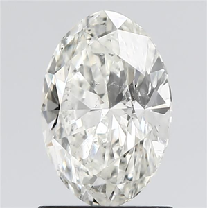 Picture of Natural Diamond 1.33 Carats, Oval with  Cut, J Color, SI2 Clarity and Certified by GIA