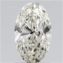 Diamante Natural 1.02 quilates, Ovalado , Color L, claridad VS1 y certificado GIA