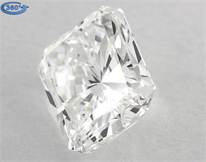 Picture of Natural Diamond 1.50 Carats, Radiant with  Cut, H Color, VS1 Clarity and Certified by GIA