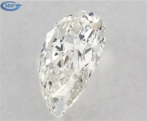 Picture of Natural Diamond 1.01 Carats, Pear with  Cut, K Color, SI1 Clarity and Certified by GIA
