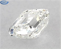 Natural Diamond 0.91 Carats, Asscher with  Cut, H Color, VVS2 Clarity and Certified by GIA