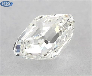 Foto Diamante Natural 0.91 quilates, Asscher , Color H, claridad VVS2 y certificado GIA de