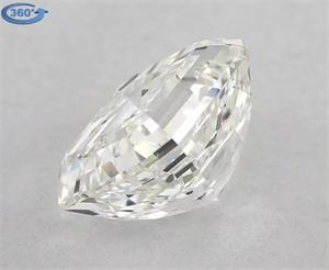 Foto Diamante Natural 1.30 quilates, Asscher , Color J, claridad VVS2 y certificado GIA de