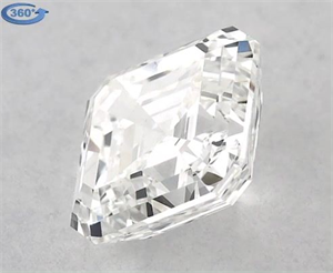 Foto Diamante Natural 0.65 quilates, Asscher , Color H, claridad VVS2 y certificado GIA de