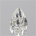 Diamante Natural 0.80 quilates, De pera , Color H, claridad VVS2 y certificado GIA