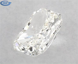 Picture of Natural Diamond 1.01 Carats, Radiant with  Cut, G Color, VS1 Clarity and Certified by GIA