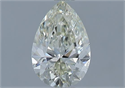 Natural Diamond 0.80 Carats, Pear with  Cut, K Color, VS1 Clarity and Certified by GIA