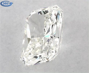 Picture of Natural Diamond 1.20 Carats, Radiant with  Cut, J Color, VVS1 Clarity and Certified by GIA