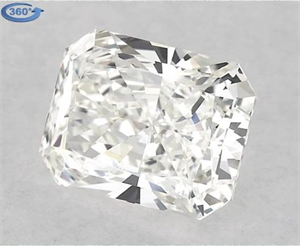 Picture of Natural Diamond 1.01 Carats, Radiant with  Cut, J Color, VS1 Clarity and Certified by GIA