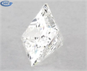 Natural Diamond 1.01 Carats, Princess with  Cut, G Color, VVS2 Clarity and Certified by GIA