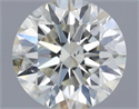 Natural Diamond 0.70 Carats, Round with Excellent Cut, I Color, SI2 Clarity and Certified by IGI