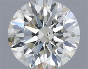 Picture of Natural Diamond 0.70 Carats, Round with Excellent Cut, I Color, SI2 Clarity and Certified by IGI