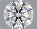 Natural Diamond 0.72 Carats, Round with Excellent Cut, I Color, SI2 Clarity and Certified by IGI
