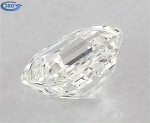 Foto Diamante Natural 0.72 quilates, Asscher , Color J, claridad VVS2 y certificado GIA de