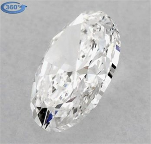 Picture of Natural Diamond 0.90 Carats, Oval with  Cut, E Color, VS2 Clarity and Certified by GIA