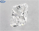 Natural Diamond 0.80 Carats, Radiant with  Cut, E Color, VVS2 Clarity and Certified by GIA