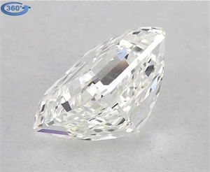 Picture of Natural Diamond 0.90 Carats, Asscher with  Cut, I Color, VS1 Clarity and Certified by GIA