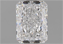 Natural Diamond 1.50 Carats, Radiant with  Cut, D Color, VS2 Clarity and Certified by GIA