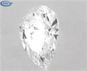 Natural Diamond 0.90 Carats, Pear with  Cut, E Color, SI1 Clarity and Certified by GIA