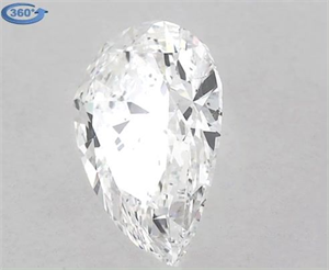 Picture of Natural Diamond 0.90 Carats, Pear with  Cut, E Color, SI1 Clarity and Certified by GIA