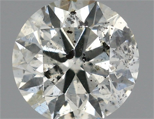 Picture of Natural Diamond 0.71 Carats, Round with Excellent Cut, I Color, I1 Clarity and Certified by IGI