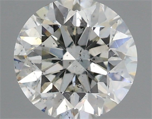 Picture of Natural Diamond 0.73 Carats, Round with Very Good Cut, I Color, SI2 Clarity and Certified by IGI