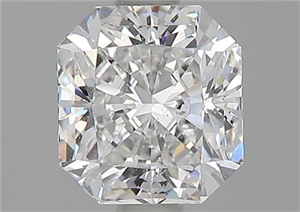 Picture of Natural Diamond 1.04 Carats, Radiant with  Cut, D Color, SI1 Clarity and Certified by GIA
