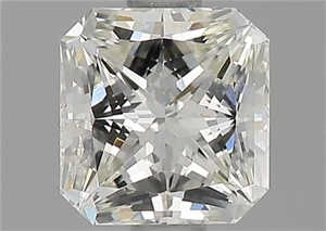 Picture of Natural Diamond 1.03 Carats, Radiant with  Cut, J Color, I1 Clarity and Certified by GIA