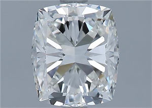 Foto Diamante Natural 1.50 quilates, Del cojín , Color G, claridad VS2 y certificado GIA de