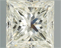 Natural Diamond 2.02 Carats, Princess with  Cut, J Color, SI2 Clarity and Certified by GIA