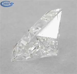 Picture of Natural Diamond 0.91 Carats, Princess with  Cut, E Color, VS1 Clarity and Certified by GIA