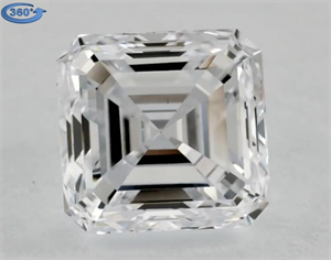Foto Diamante Natural 2.01 quilates, Asscher , Color G, claridad VS2 y certificado GIA de