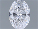 Natural Diamond 0.30 Carats, Oval with  Cut, D Color, SI2 Clarity and Certified by GIA