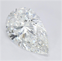 Natural Diamond 2.51 Carats, Pear with  Cut, E Color, VS2 Clarity and Certified by GIA