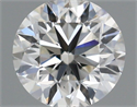 Natural Diamond 0.40 Carats, Round with Very Good Cut, I Color, VVS2 Clarity and Certified by GIA