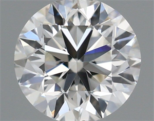Picture of Natural Diamond 0.40 Carats, Round with Very Good Cut, I Color, VVS2 Clarity and Certified by GIA