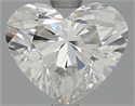 Natural Diamond 1.72 Carats, Heart with  Cut, G Color, VS1 Clarity and Certified by GIA