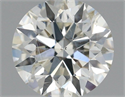Natural Diamond 0.70 Carats, Round with Excellent Cut, J Color, SI2 Clarity and Certified by IGI