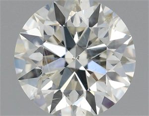 Picture of Natural Diamond 0.70 Carats, Round with Excellent Cut, J Color, SI2 Clarity and Certified by IGI