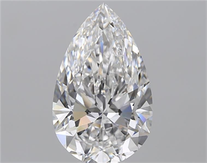 Foto Diamante Natural 6.32 quilates, De pera , Color E, claridad IF y certificado GIA de