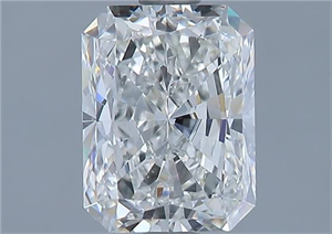 Picture of Natural Diamond 1.50 Carats, Radiant with  Cut, G Color, VVS2 Clarity and Certified by GIA